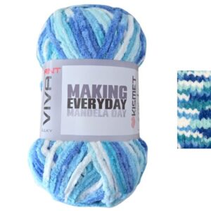 67 Blankets Viva Print - Blue Raspberry